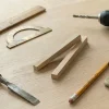 Diall 10 chevilles coniques Bois Ø8 mm x L. 70 mm