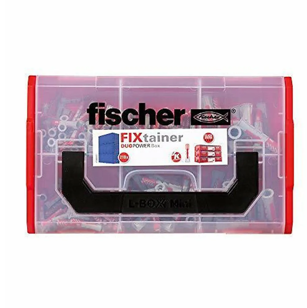 Fischer Kit De Chevilles-105 Chevilles Duopower + 105 Vis En Malette L-boxx 536162