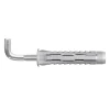 Diall Cheville Universelle-4 chevilles universelles nylon CL HL Ø6x30mm