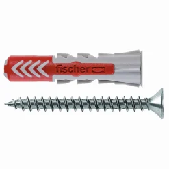 O91 Cheville Universelle-Cheville tous matériaux DuoPower FISCHER 14x70 avec vis - Boîte de 8