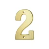 Thirard Chiffre 2, laiton, à visser, H.51mm, doré -