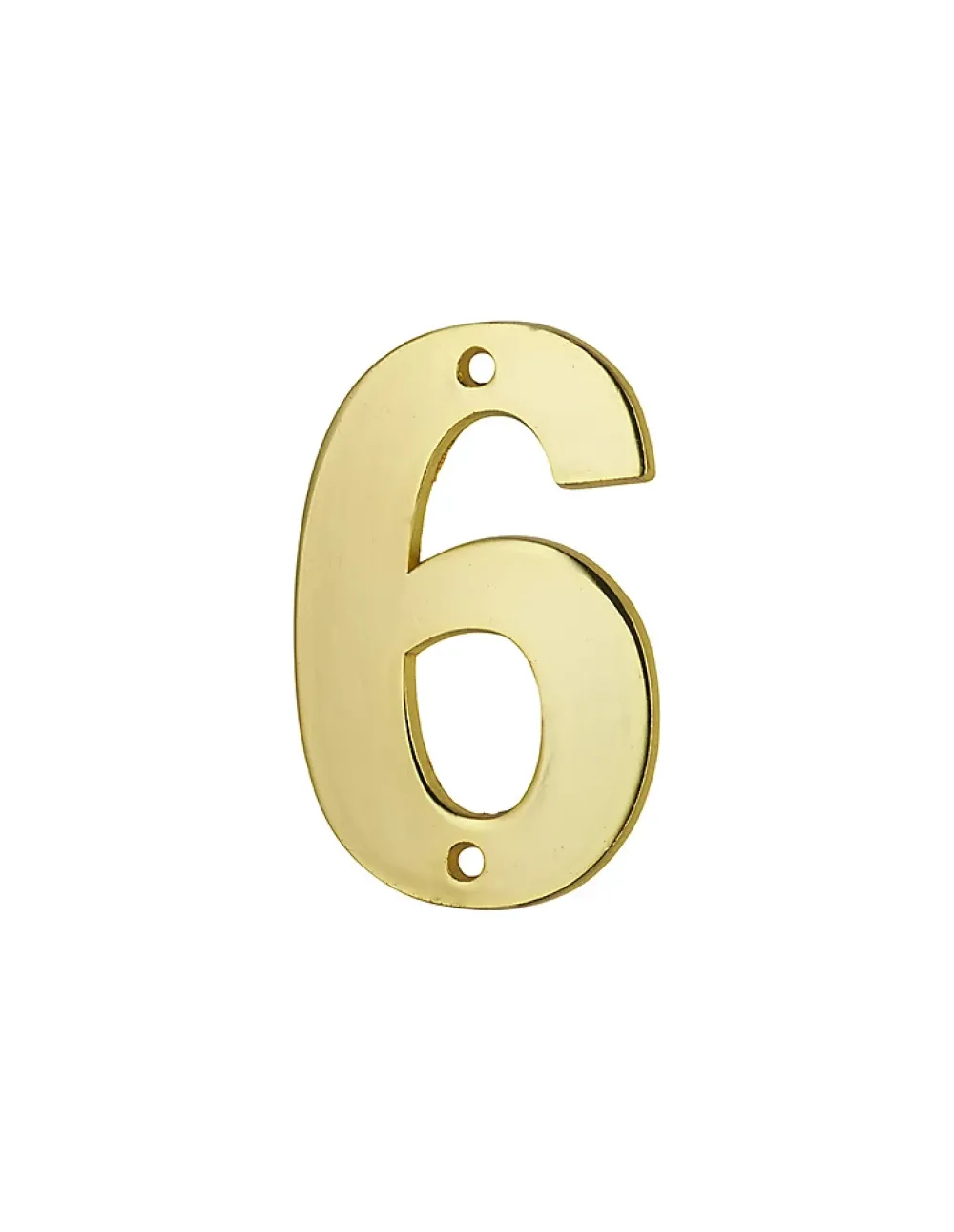 Thirard Chiffre 6, laiton, à visser, H.51mm, doré -