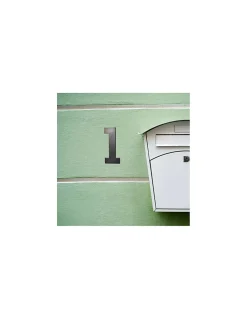 Thirard Chiffre Et Lettre Pour Maison-Chiffre 1, à visser, alliage, H.80mm, noir -