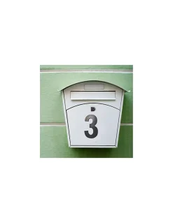 Thirard Chiffre Et Lettre Pour Maison-Chiffre 3 à visser, alliage, H.80mm, noir -