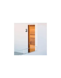 Thirard Chiffre Et Lettre Pour Maison-Chiffre 3 à visser, alliage, H.80mm, noir -