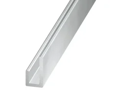CQFD Profilé-Cimaise aluminium brut 20 x 10 x 10 mm, 1 m