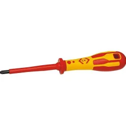 V33 C.K Dextro T49142-1 VDE Tournevis cruciforme PH1 80 mm, manche bi-matière isolé