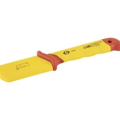 V33 Pince À Dénuder-C.K T0990 Couteau à dénuder VDE 205 mm, lame inox crochue, poignée bi-matière