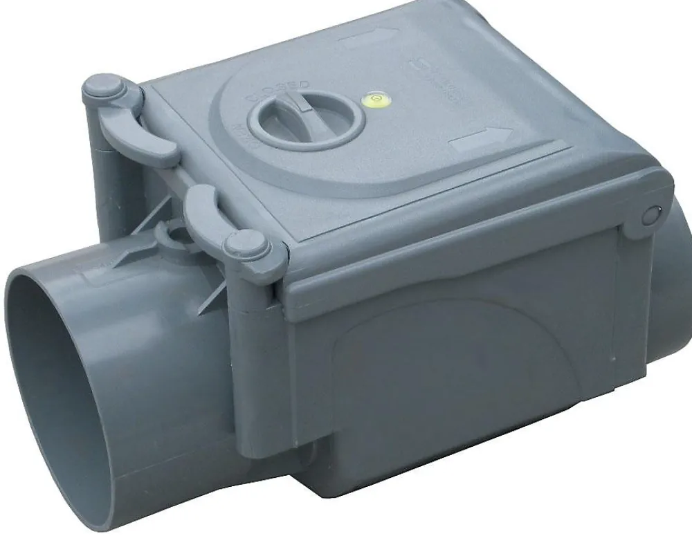 Outile Clapet Anti-Retour-Clapet anti-retour PVC à coller avec niveau bulle diamètre 100