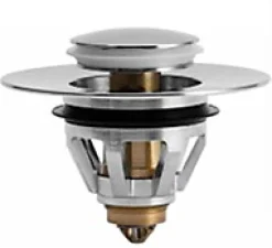 MTK Bonde Pour Lavabo-Clapet clic clac chrome pour bonde de lavabo et vasque,