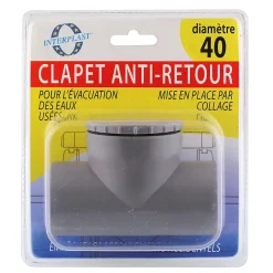 Fitt Clapet pvc anti-retour à battant ø40 mm