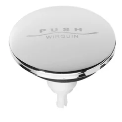 Wirquin Evacuation De Baignoire-Clapet Quick-Clac pour lavabo et baignoire ø 65 mm