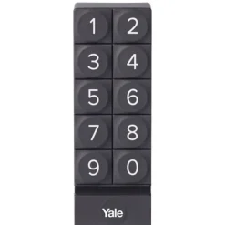 Yale Clavier à code connecté noir compatible serrure connectée