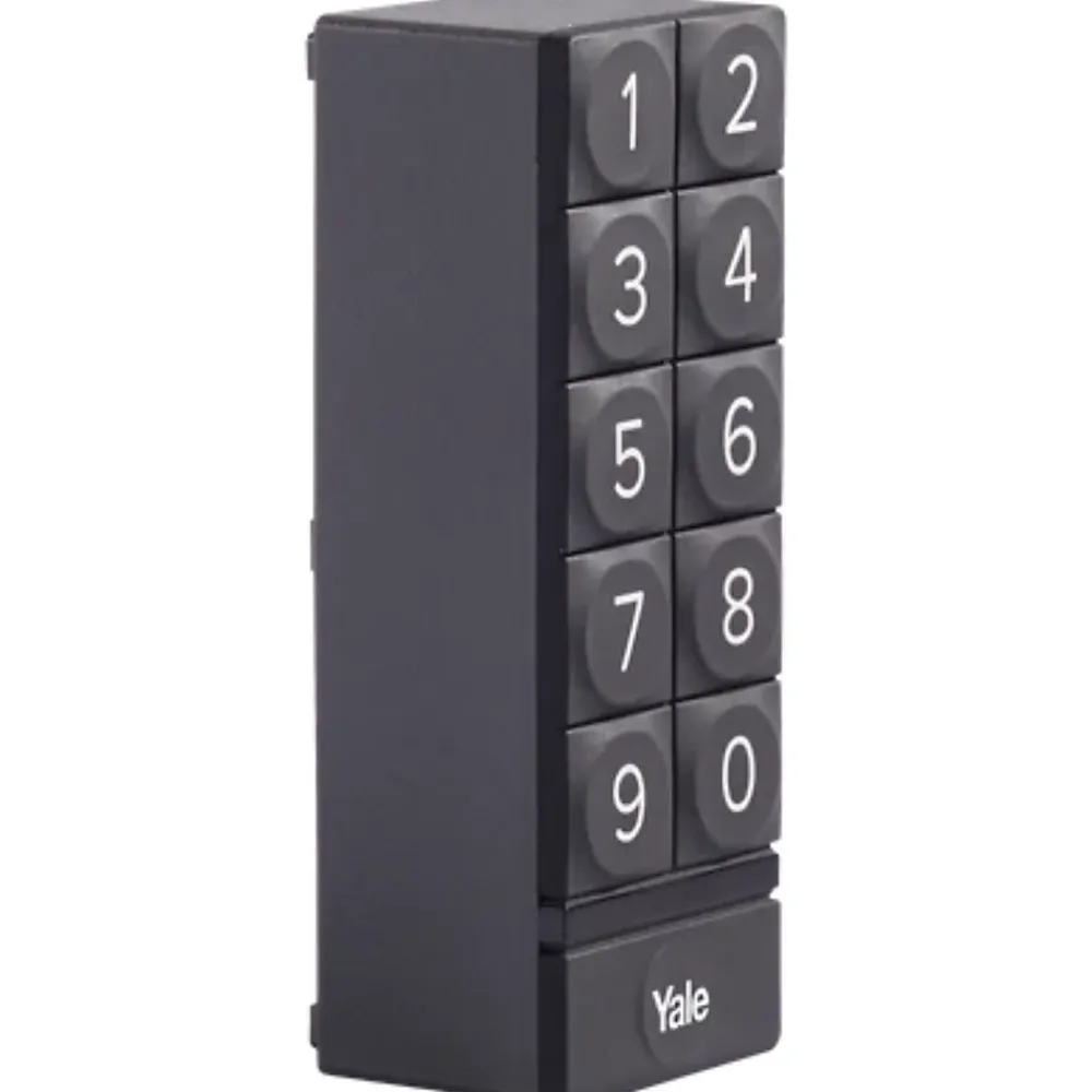Yale Clavier à code connecté noir compatible serrure connectée