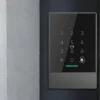 LOCKY Clavier de contrôle d'accès tactile connecté -7c avec boitier métal à code, badge et bluetooth
