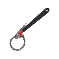 Clé Pour Lavabo-Clé à chaîne en acier au carbone ouverture maxi 115 mm longueur 300 mm