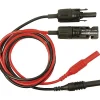 Cliff Testeur De Tension-CIH7250 Set de cordons de mesure MC4 MC mâle et femelle vers fiche 4 mm, 1 m, rouge et noir