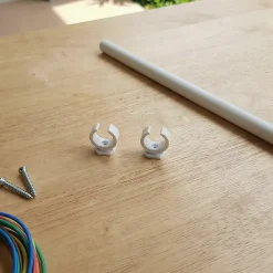 Diall Fixation Et Raccordement Du Câble|Tube Irl Et Raccord-Clip de fixation ø25 mm vendu par 15 pièces