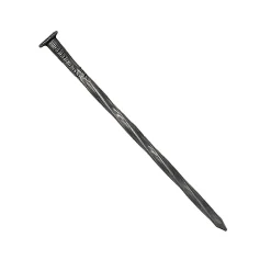 DMS Clou Pointes Tête plate acier torsadées d 4.1 x L 100 mm Boite de 5 kg