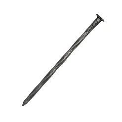 DMS Clou Pointes Tête plate acier torsadées d 4.1 x L 100 mm Boite de 5 kg