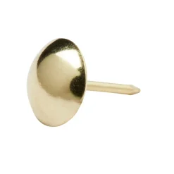 Diall Clous tapissiers en acier plaqués en laiton 12 mm x 50