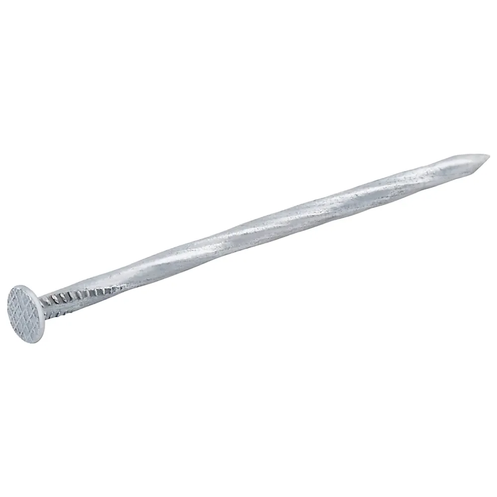 Diall Clous torsadés en acier galvanisé 3,4x70 - 1kg