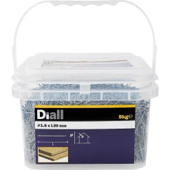 Homme Diall Clous à tête d'homme ronde en acier galvanisé 1,6x30 - 5kg