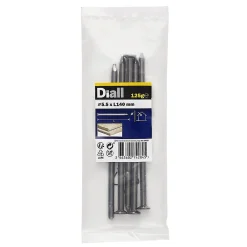 Diall Clous à tête plate en acier galvanisé 5,5x140 - 125g