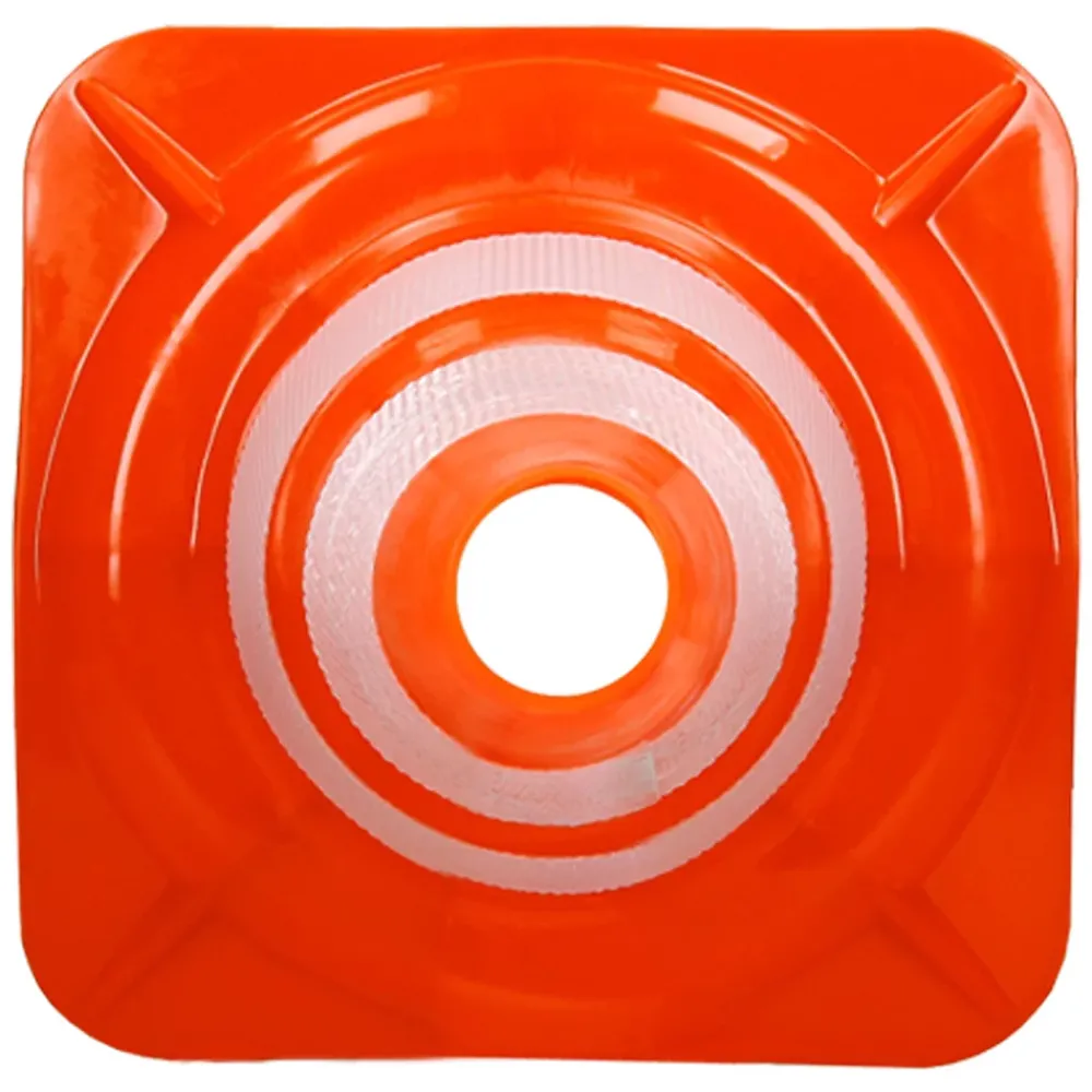 ECD Germany Panneau De Signalisation-Cônes de signalisation routière cône de chantier orange blanc 47 cm 3 pièces