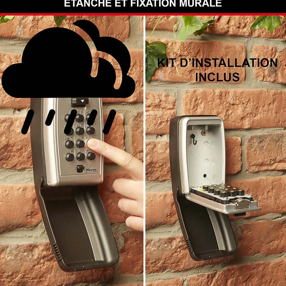 Master Lock Boîte À Clé-Coffre à clés mural Masterlock 5412EURD