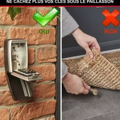 Master Lock Boîte À Clé-Coffre à clés mural Masterlock 5412EURD