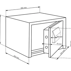 Burg-Wachter Coffre-Fort-Coffre-fort CL 420 K - 27 L
