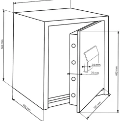Burg-Wachter Coffre-Fort-Coffre-fort CL 440 K - 50 L