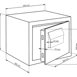 Coffre-Fort-Coffre-fort Burg-Wachter Karat MT 640 EFP 1