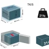 Technosafe Coffre-fort à clé à emmurer TK/5 - 21 L -