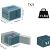 Technosafe Coffre-fort à clé à emmurer TK/3 - 9 L -