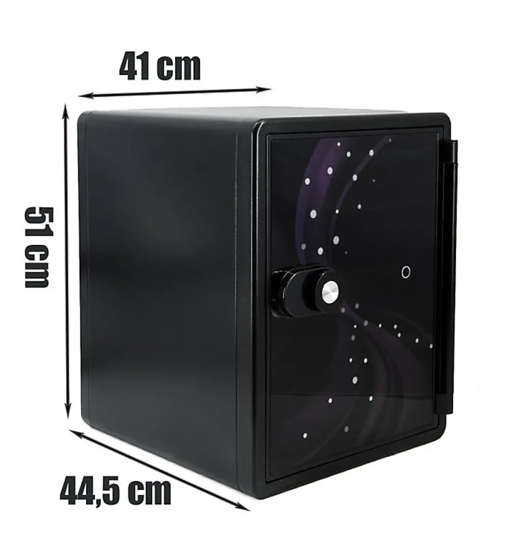 Autres Coffre fort ignifuge 40L Anti feu 1H Electronique a code fixation sol FS-FM40 Reskal Couleur - Violet