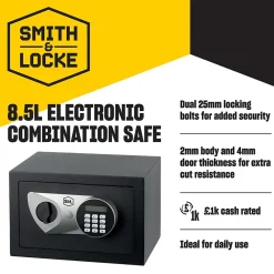 Smith & Locke Coffre-fort électronique - 8.5L