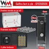 Elem Technic Coffre fort électronique - Work Men Security - CFE253525 - Dimensions extérieur 25 x 35 x 25 cm