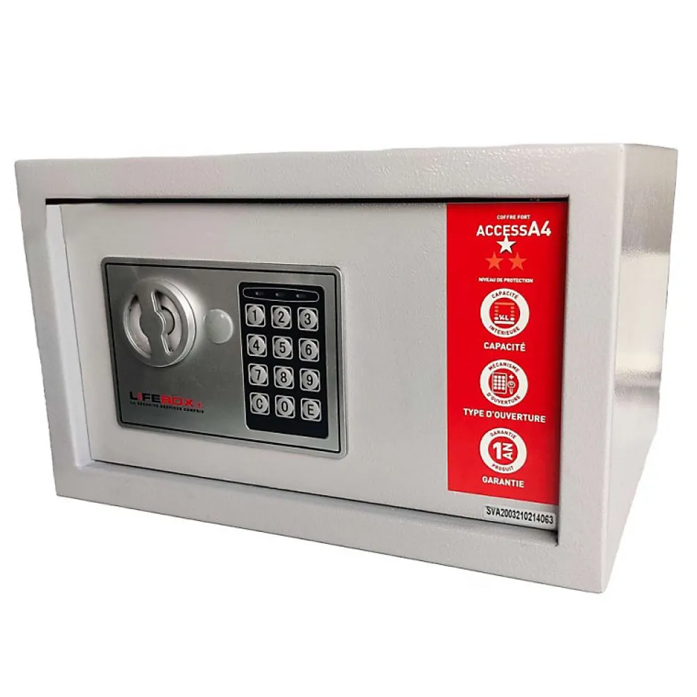Lifebox Armoire À Fusils-Coffre-fort 14 litres ouverture par digicode Access A4B