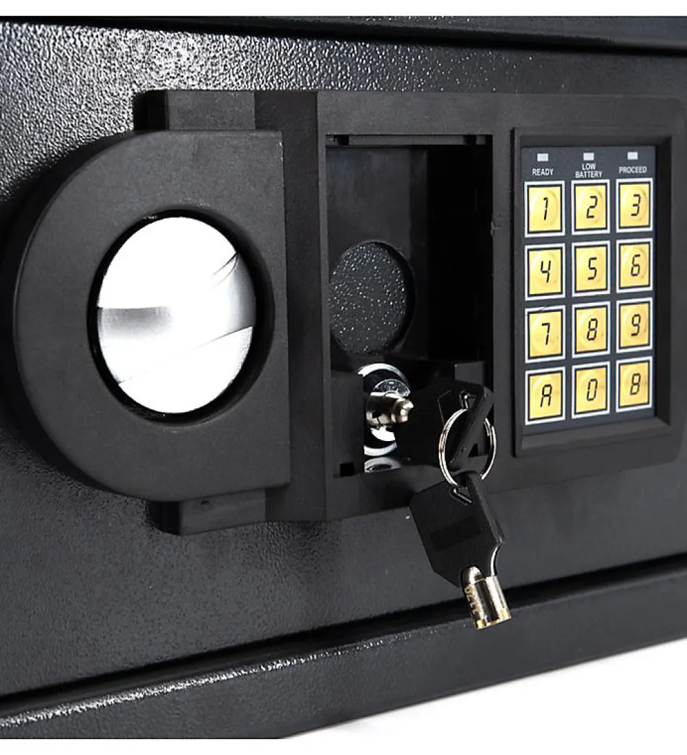 Autres Coffre-Fort-Coffre fort 25L spécial ordinateur portable ouverture serrure électronique Reskal