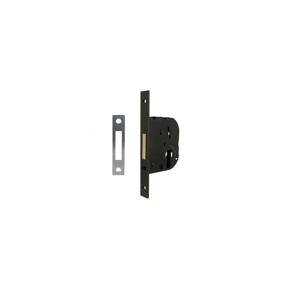 Jpm Coffre petit modèle pêne dormant axe 50mm profil européen noir bout carré - - 235000-01-0X