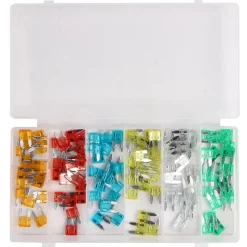 Equipement Express Sicoba Coffret Assortiment de 120 Mini Fusibles Auto Enfichables