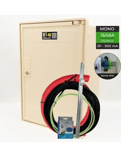 Carré Rouge Coffret Complet 10 Mètres 3/6/9 Kw 