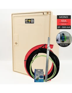 Carré Rouge Coffret Complet 15 Mètres 12 Kw 