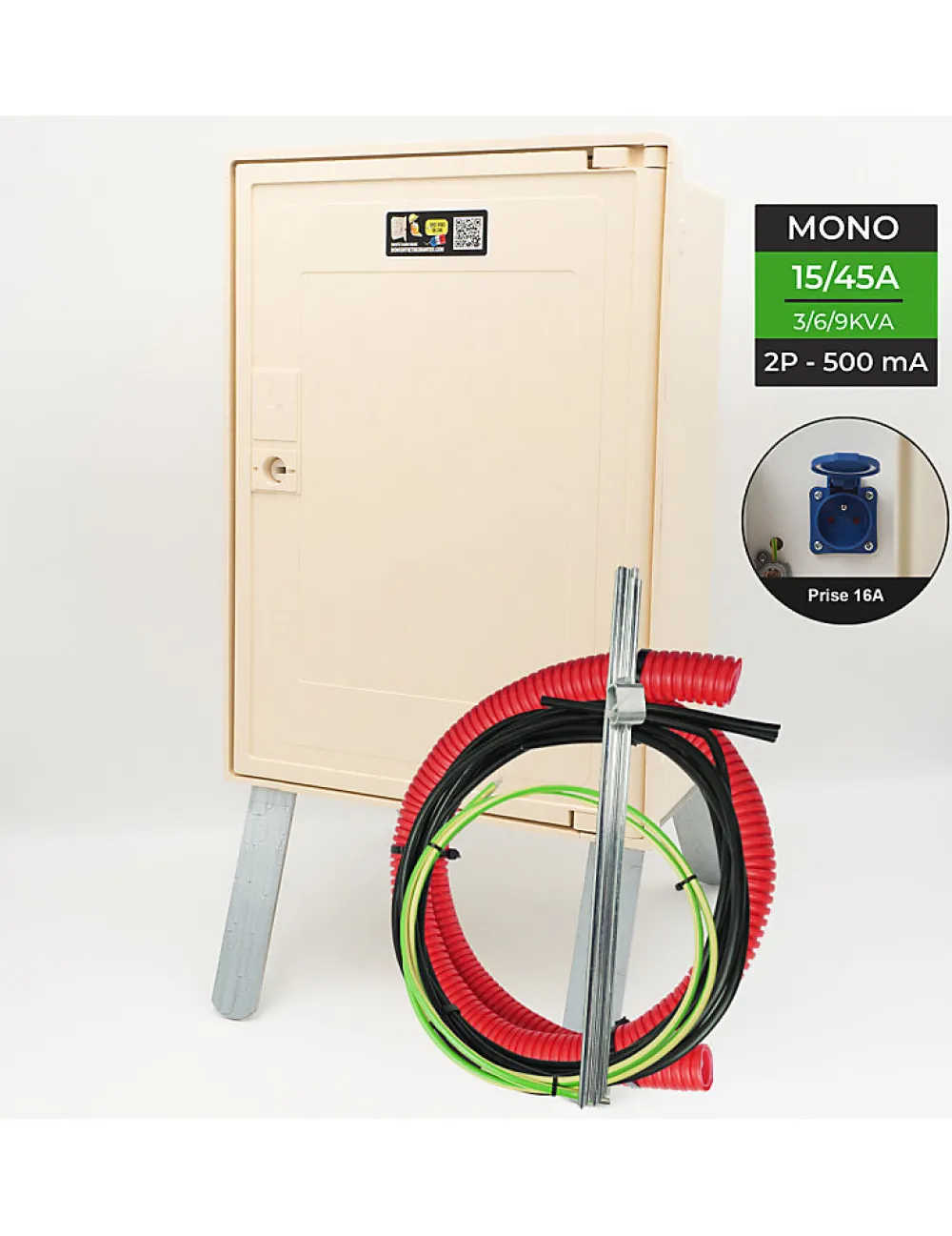 Carré Rouge Coffret Complet 3 Mètres 3/6/9 Kw "souterrain" Lc