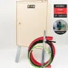 Carré Rouge Tableau Électrique Pré-Équipé-Coffret Complet 3 Mètres 12 Kw "souterrain" Avec Bornier Ip2x