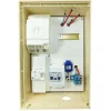 Tecko Tableau Électrique Pré-Équipé-Coffret de chantier monophasé 12 kW - pack complet raccordement aérien 15m conforme ENEDIS avec 1 prise et bornier IP2X