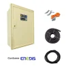 Tecko Tableau Électrique Pré-Équipé-Coffret de chantier triphasé 6/18 kW - pack complet raccordement AIR 15 mètres conforme ENEDIS pour branchement provisoire