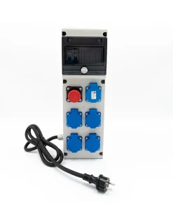 Carré Rouge Tableau Électrique Pré-Équipé-Coffret De Distribution Sur Prises 230v Avec Sortie Usb